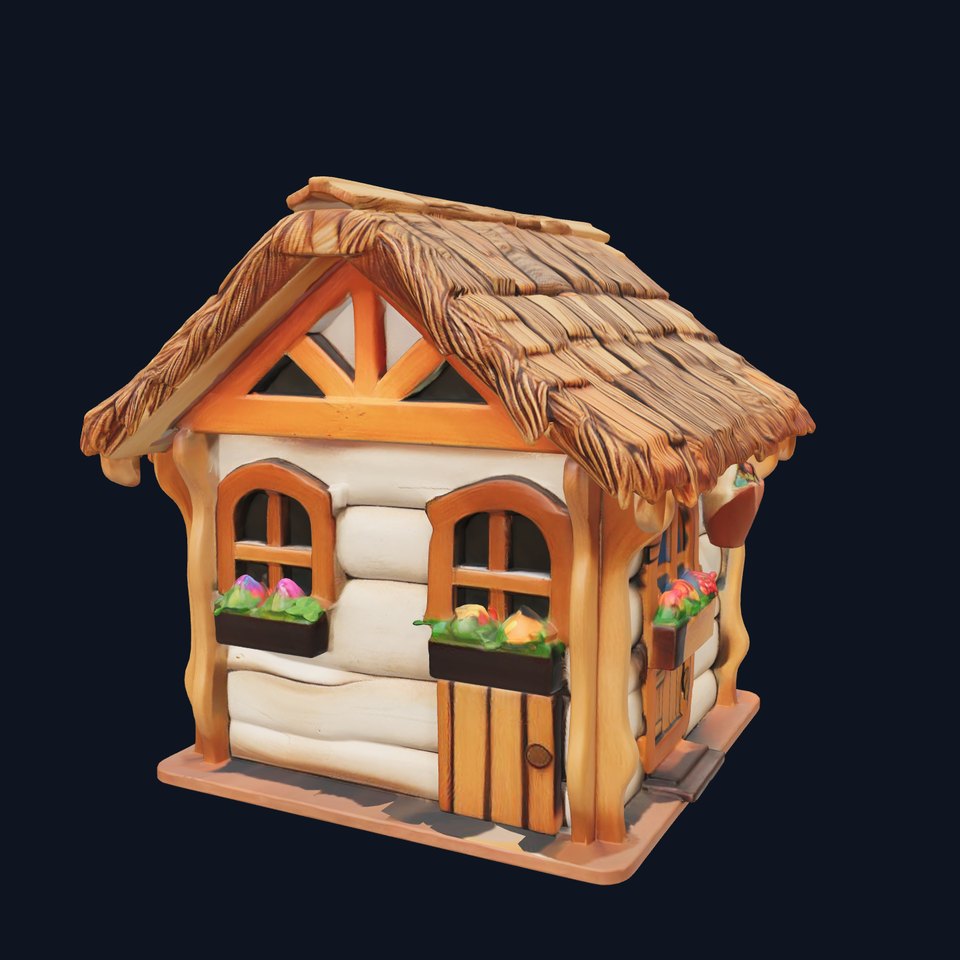 Charming Rustic Cottage model pack